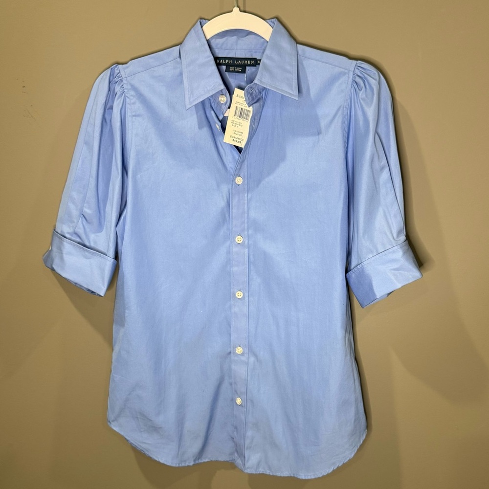 Ralph Lauren Light Blue Button-Down Shirt
